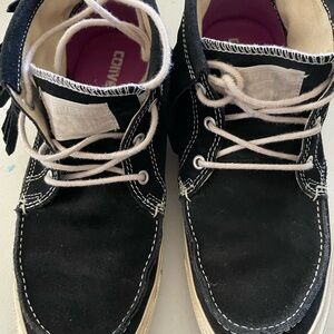 Converse Leather Moccasin Fringe Shoes Women’s Size 8 Boho casual shoes